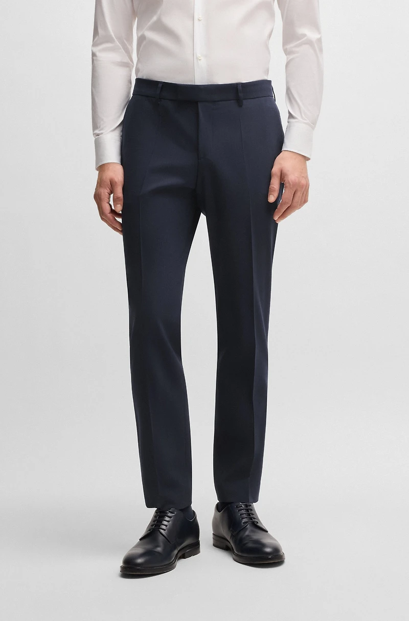 Slim-fit suit a performance-stretch wool blend