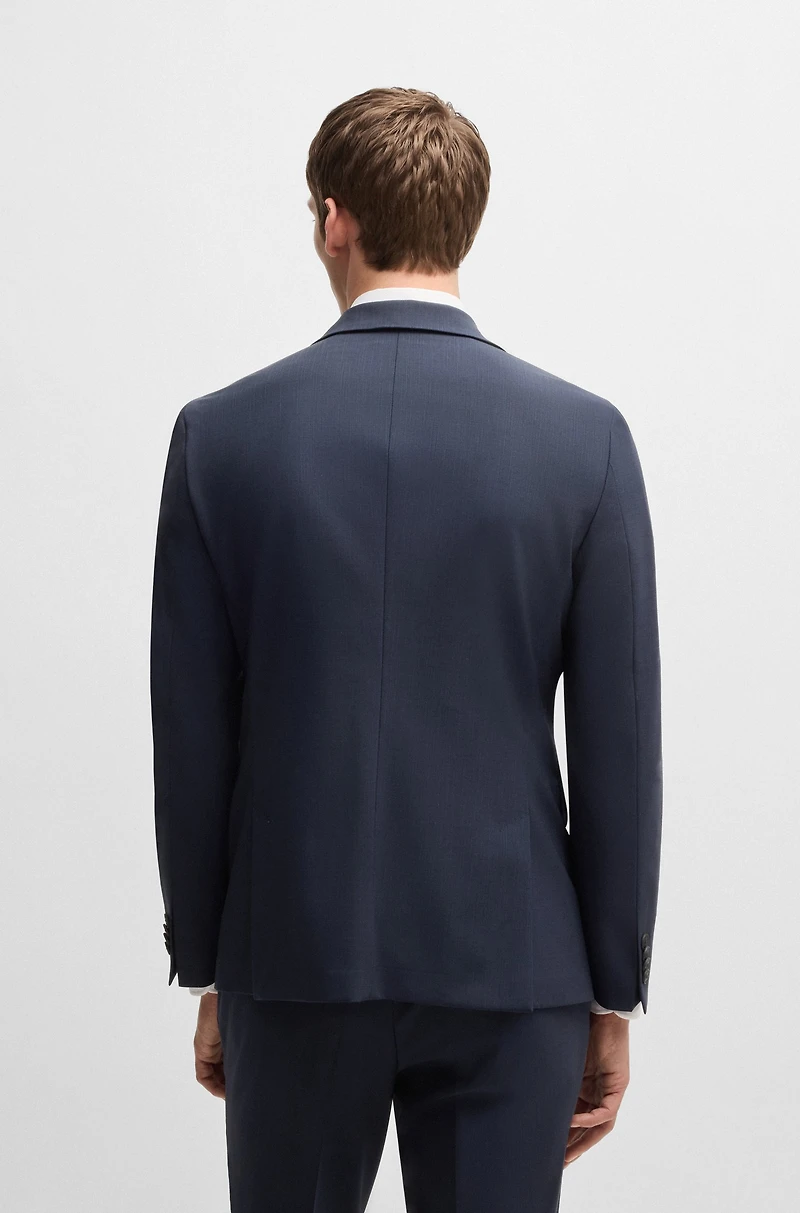 Slim-fit suit a performance-stretch wool blend