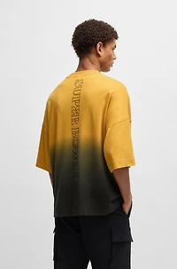 BOSS x NFL cotton T-shirt with gold-tone embroidery