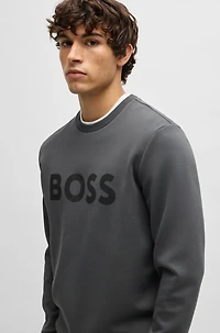 Regular-fit sweatshirt with logo print