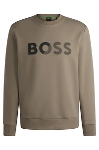 Regular-fit sweatshirt with logo print