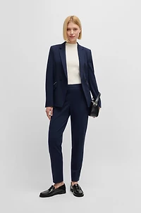 Regular-fit trousers with front crease