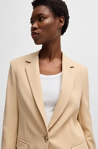 Fitted blazer stretch fabric