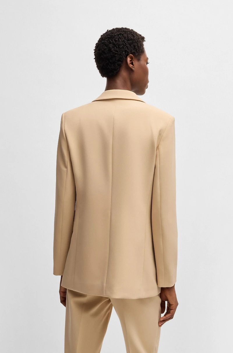Fitted blazer stretch fabric