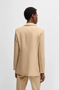 Fitted blazer stretch fabric