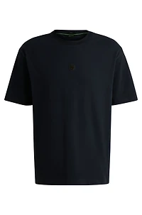 Stretch-cotton T-shirt with Double B monogram