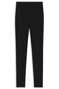 Front-cutline leggings stretch jersey