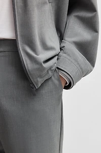 Slim-fit trousers performance-stretch fabric