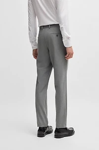 Slim-fit trousers performance-stretch fabric