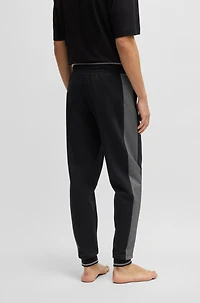 Tracksuit bottoms with contrast piping