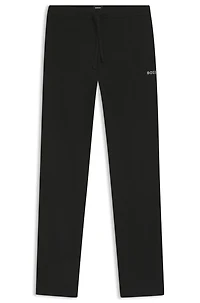 Pajama bottoms with embroidered logo
