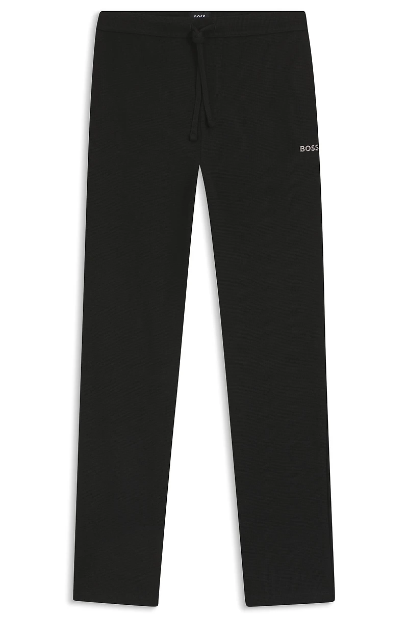 Pajama bottoms with embroidered logo