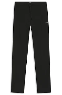 Pajama bottoms with embroidered logo