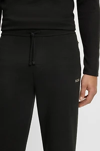Pajama bottoms with embroidered logo