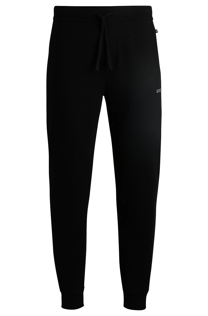 Waffle pajama bottoms a cotton blend