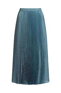 Plissé skirt with micro print