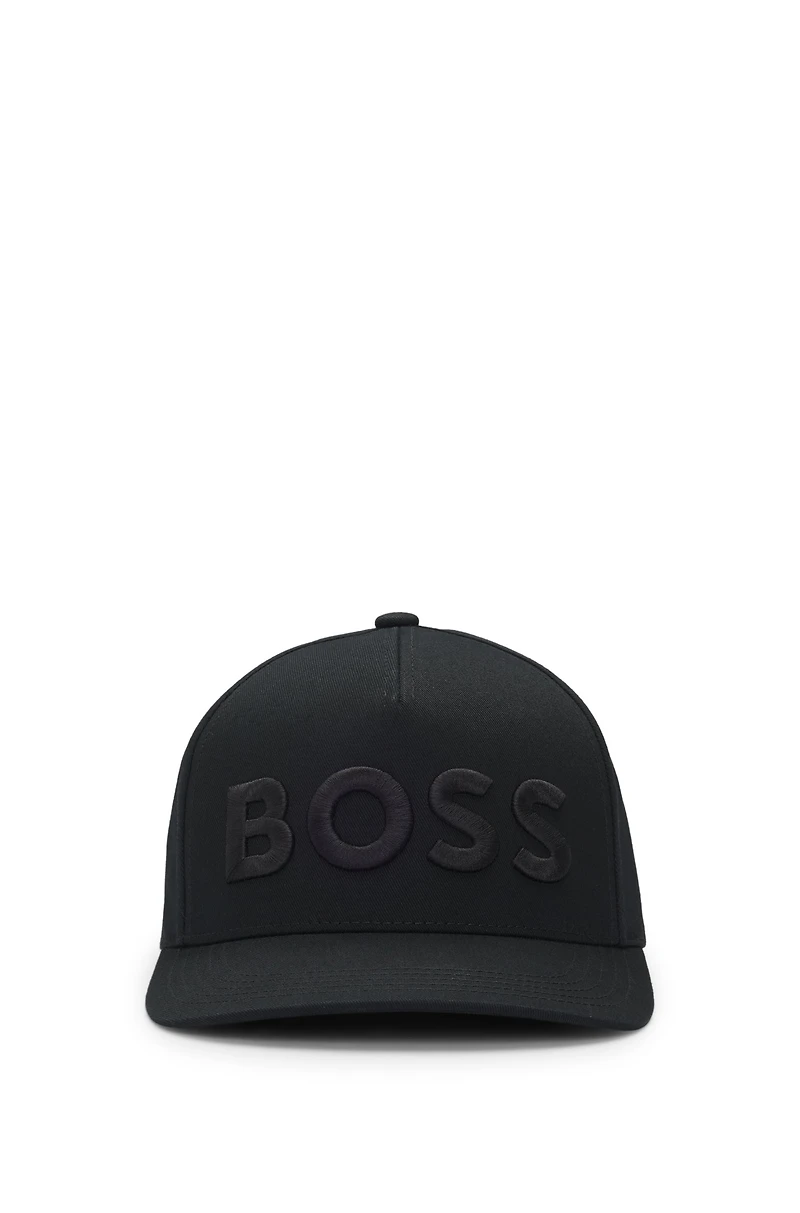 Cotton-twill cap with embroidered logo