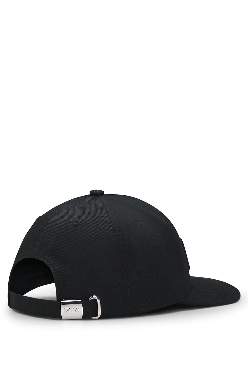 Cotton-twill cap with embroidered logo