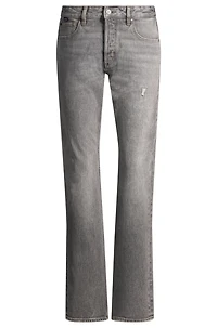Regular-fit jeans gray stretch denim