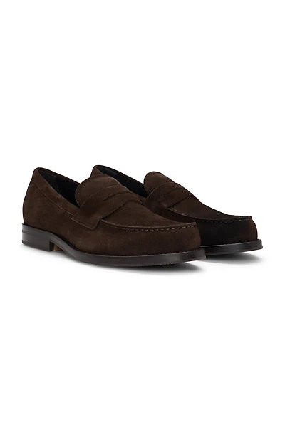 Dressletic penny loafers suede