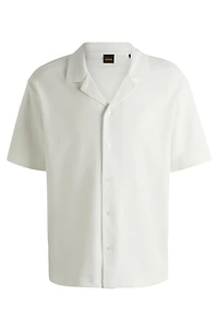 Relaxed-fit shirt waffle cotton