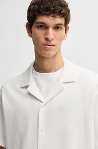 Relaxed-fit shirt waffle cotton