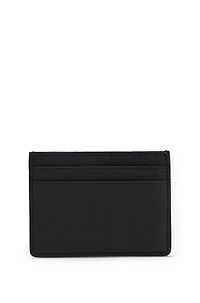 Card holder with foil-embossed logo