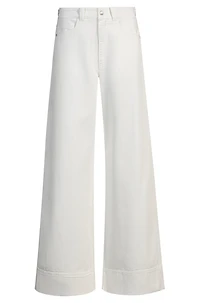 Relaxed-fit trousers cotton twill