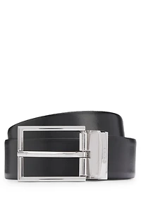 Reversible belt Italian leather