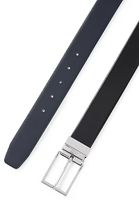 Reversible belt Italian leather