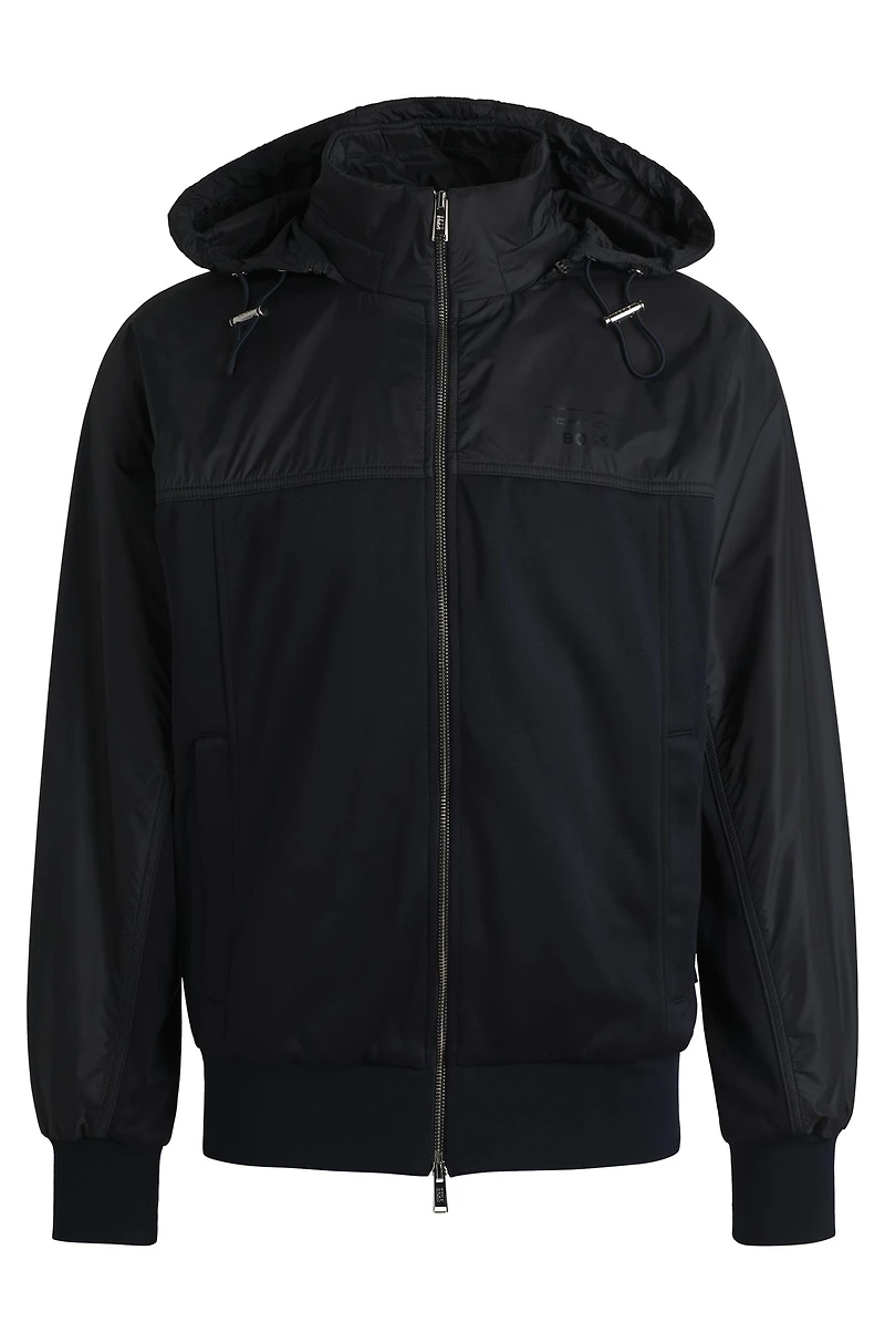 Porsche x BOSS hoodie with two-way zip