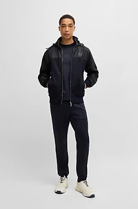 Porsche x BOSS hoodie with two-way zip