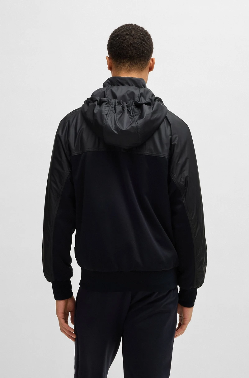 Porsche x BOSS hoodie with two-way zip