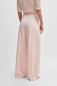 Relaxed-fit trousers virgin wool