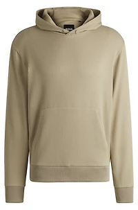hoodie with striped structure