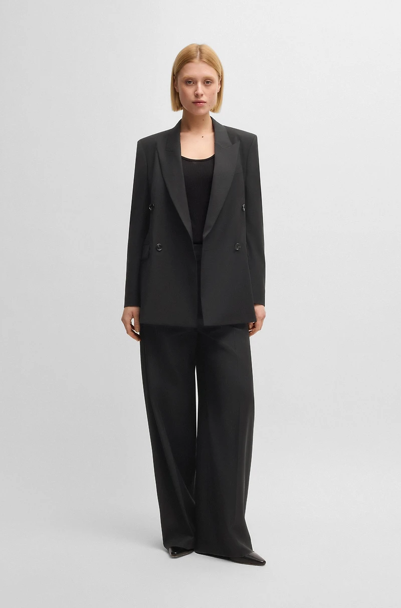 Regular-fit blazer virgin wool
