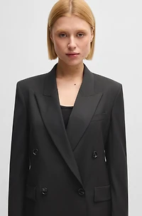 Regular-fit blazer virgin wool