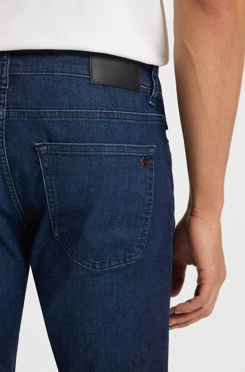 Delaware slim-fit jeans dark-blue denim