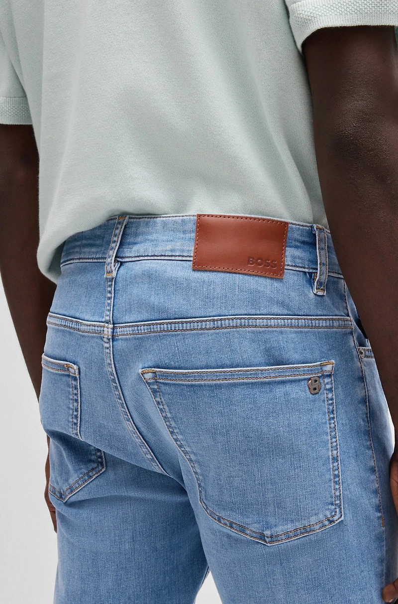 Delaware slim-fit jeans blue soft-motion denim