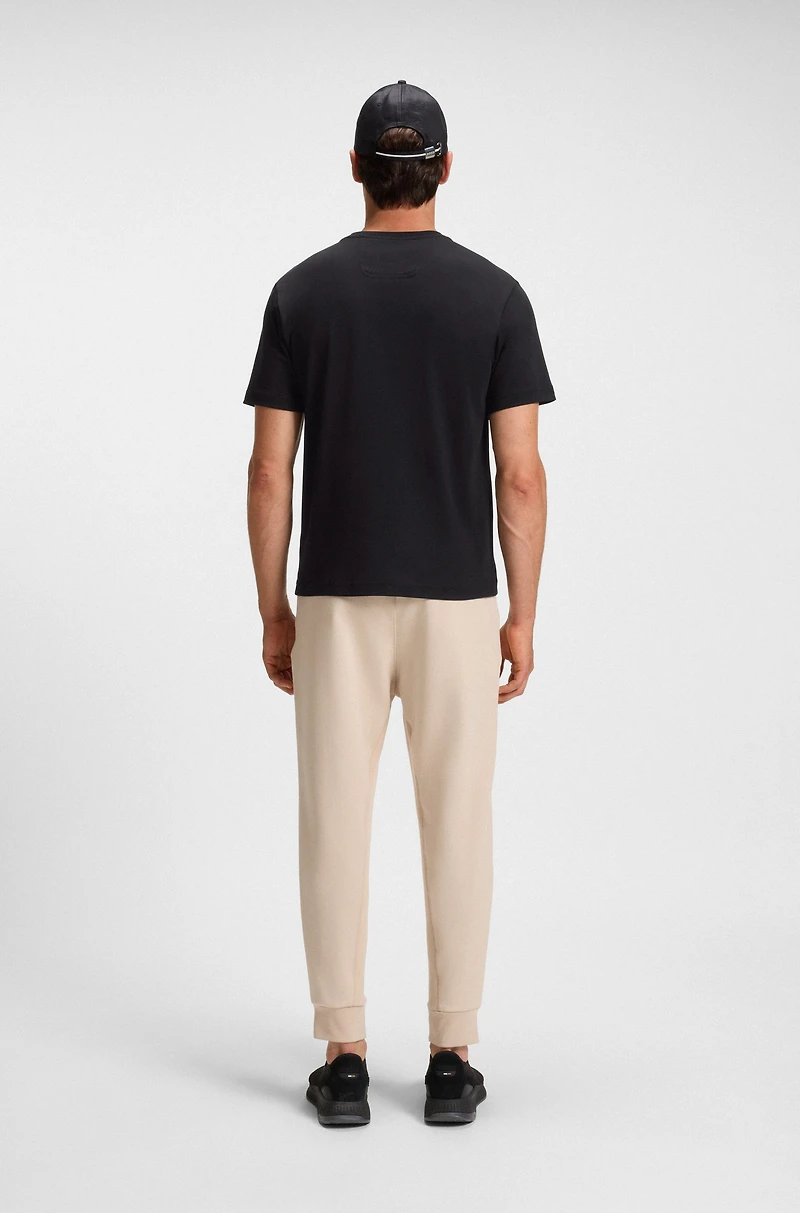 Interlock-cotton T-shirt with circle artwork