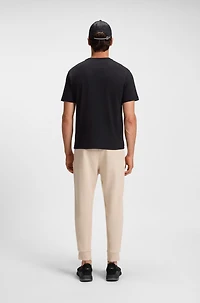 Interlock-cotton T-shirt with circle artwork