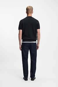 Knit T-shirt cotton and cashmere