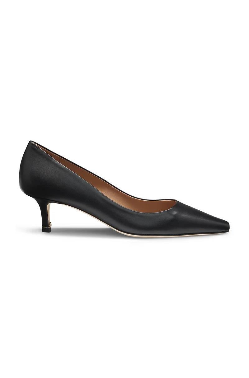 Nappa-leather pumps with Double B monogram