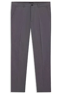 Slim-fit trousers easy-iron poplin