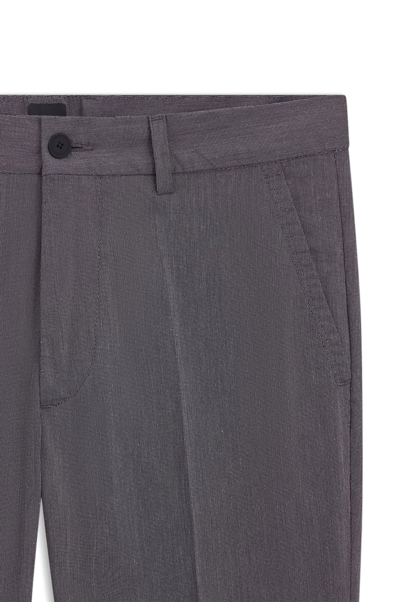 Slim-fit trousers easy-iron poplin
