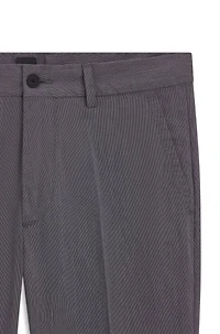 Slim-fit trousers easy-iron poplin