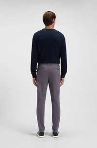 Slim-fit trousers easy-iron poplin