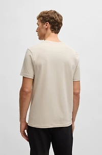 Relaxed-fit T-shirt stretch fabric with logo artwork