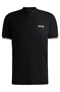 Active slim-fit polo shirt