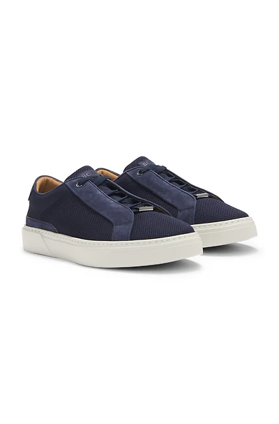 Gary low-top trainers with breathable knit uppers